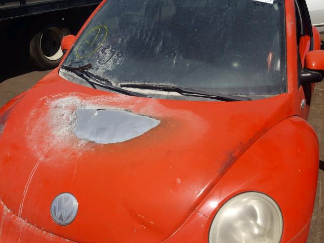 3VWCD21C12M428338 - 2002 VOLKSWAGEN NEW BEETLE ნარინჯისფერი ფოტო 9