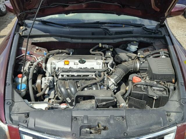 1HGCP26338A083808 - 2008 HONDA ACCORD LX MAROON photo 7