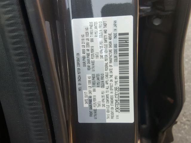 JM3KFBDM6J0301266 - 2018 MAZDA CX-5 GRAND GRAY photo 10