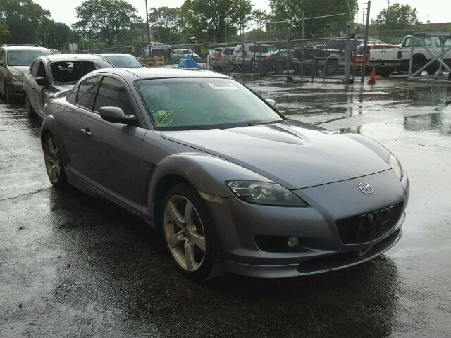 JM1FE17N640121186 - 2004 MAZDA RX8 GRAY photo 1