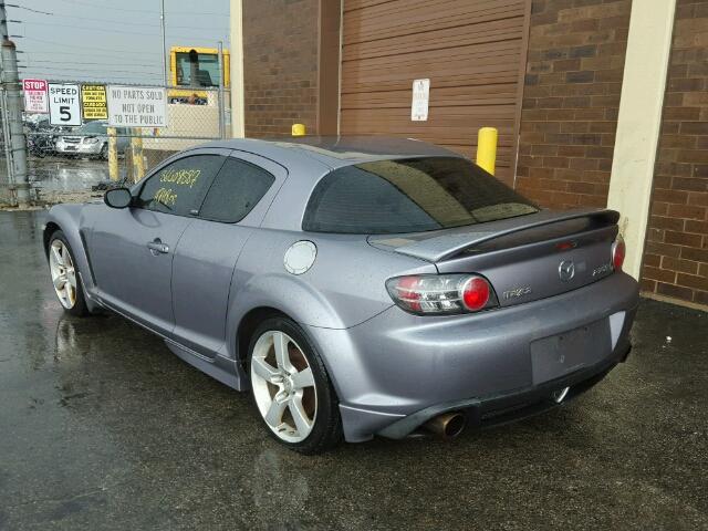 JM1FE17N640121186 - 2004 MAZDA RX8 GRAY photo 3