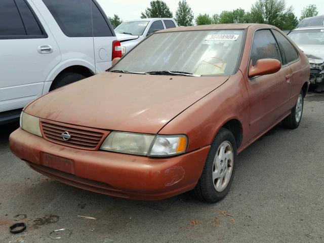 1N4AB42D1VC505210 - 1997 NISSAN 200SX BASE ORANGE photo 2