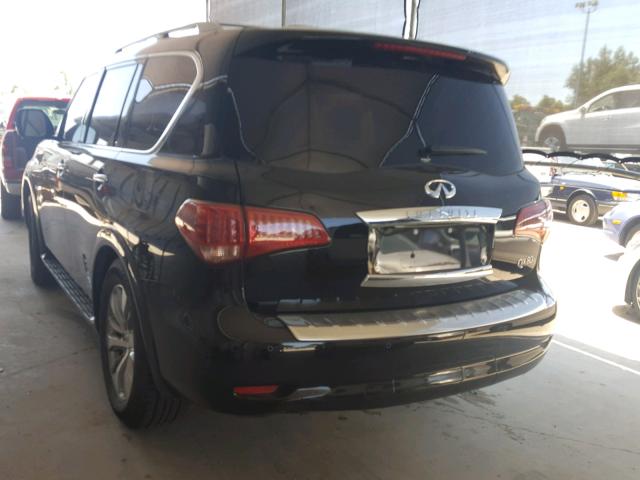 JN8AZ2NE1F9085675 - 2015 INFINITI QX80 BLACK photo 3