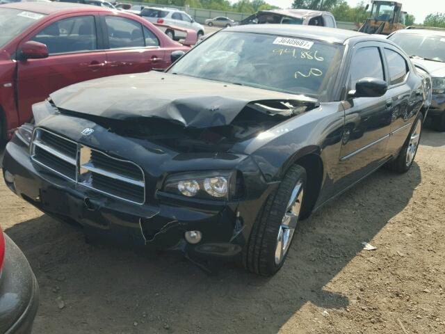 2B3CA9CV5AH280227 - 2010 DODGE CHARGER RA BLACK photo 2