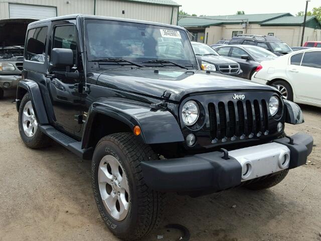 1C4AJWBG9EL183256 - 2014 JEEP WRANGLER S 黑色 照片 1