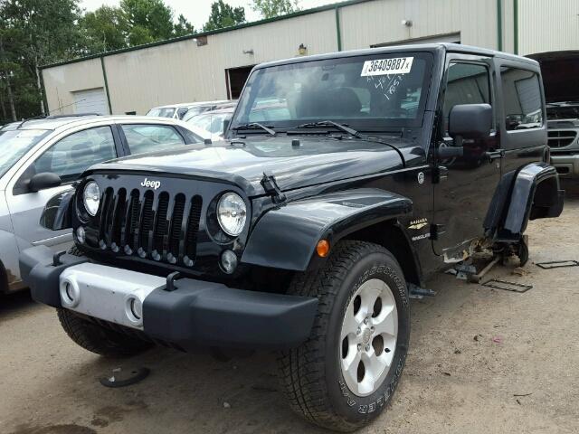 1C4AJWBG9EL183256 - 2014 JEEP WRANGLER S 黑色 照片 2