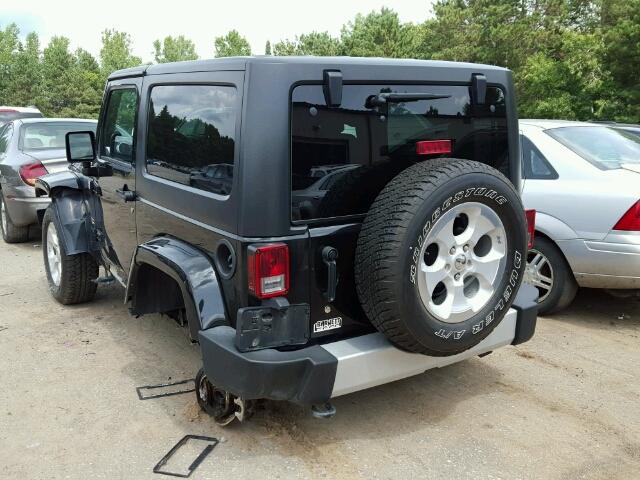 1C4AJWBG9EL183256 - 2014 JEEP WRANGLER S 黑色 照片 3
