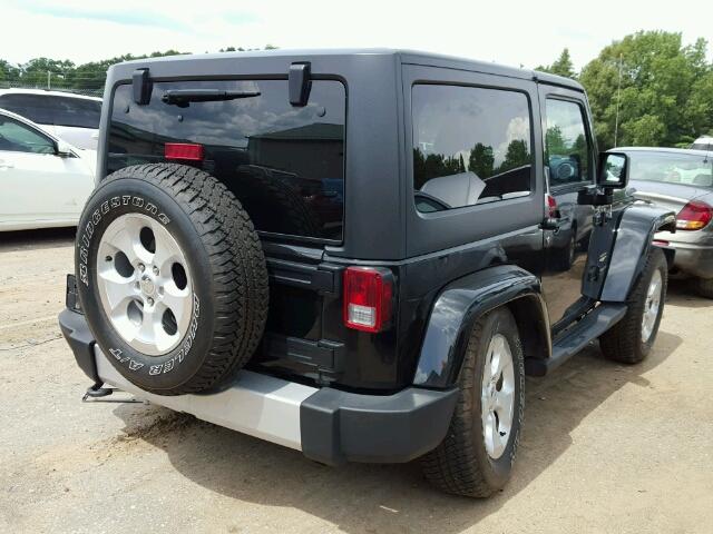 1C4AJWBG9EL183256 - 2014 JEEP WRANGLER S 黑色 照片 4