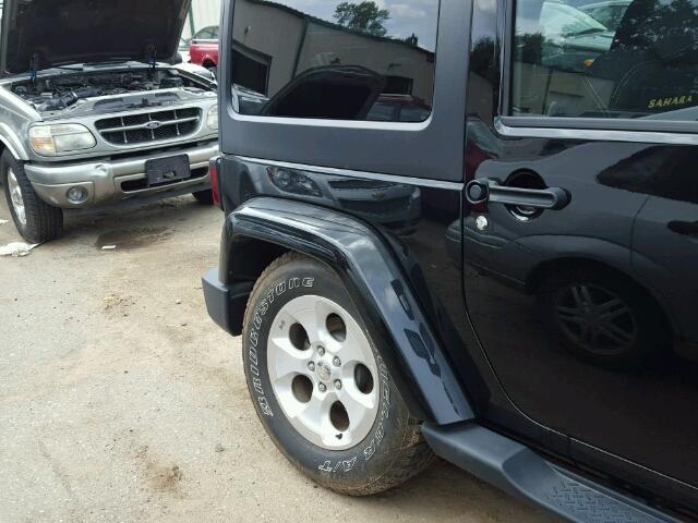 1C4AJWBG9EL183256 - 2014 JEEP WRANGLER S 黑色 照片 9