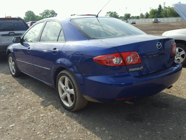 1YVHP80C355M15731 - 2005 MAZDA 6 I BLUE photo 3