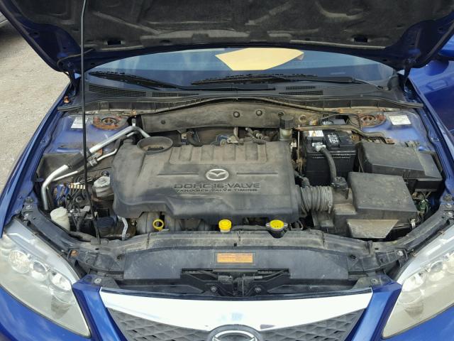 1YVHP80C355M15731 - 2005 MAZDA 6 I Niebieski zdjęcie 7