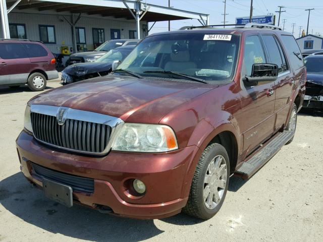 5LMFU27R43LJ39493 - 2003 LINCOLN NAVIGATOR BURGUNDY photo 2