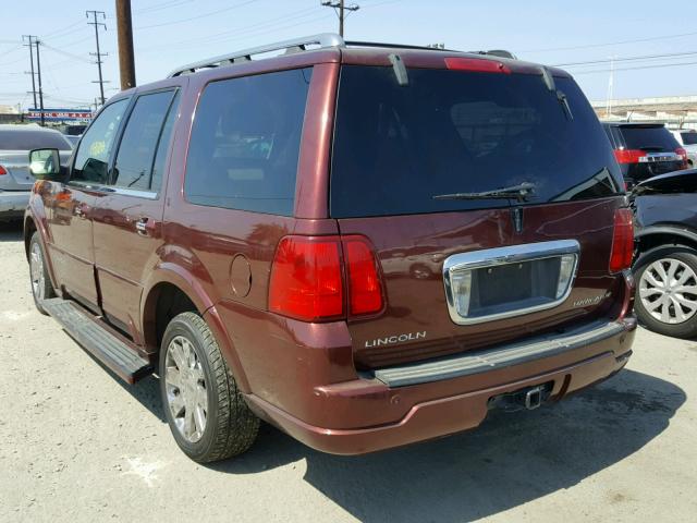 5LMFU27R43LJ39493 - 2003 LINCOLN NAVIGATOR BURGUNDY photo 3
