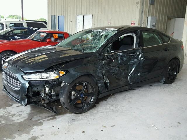 3FA6P0H78GR205542 - 2016 FORD FUSION SE CHARCOAL photo 2