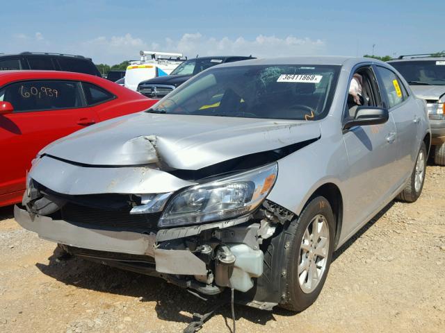 1G11A5SL1EF196761 - 2014 CHEVROLET MALIBU LS 银色 照片 2