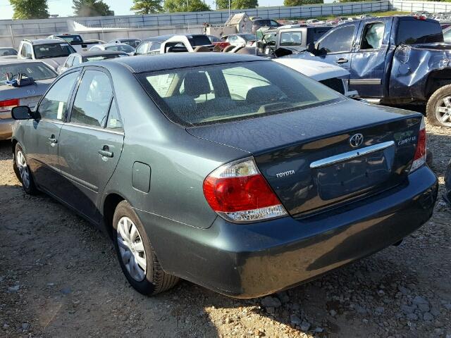 4T1BE30K95U074168 - 2005 TOYOTA CAMRY LE GREEN photo 3