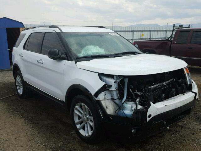 1FM5K8D86DGA18090 - 2013 FORD EXPLORER X WHITE photo 1