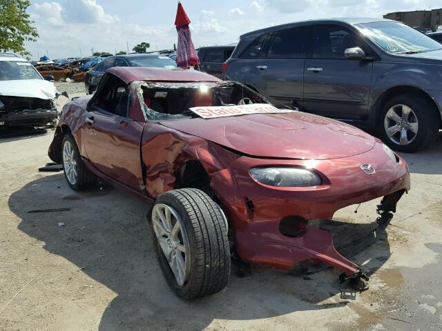 JM1NC26F470128739 - 2007 MAZDA MX-5 MIATA MAROON photo 1