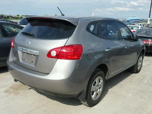 JN8AS5MT3CW600498 - 2012 NISSAN ROGUE GRAY photo 4