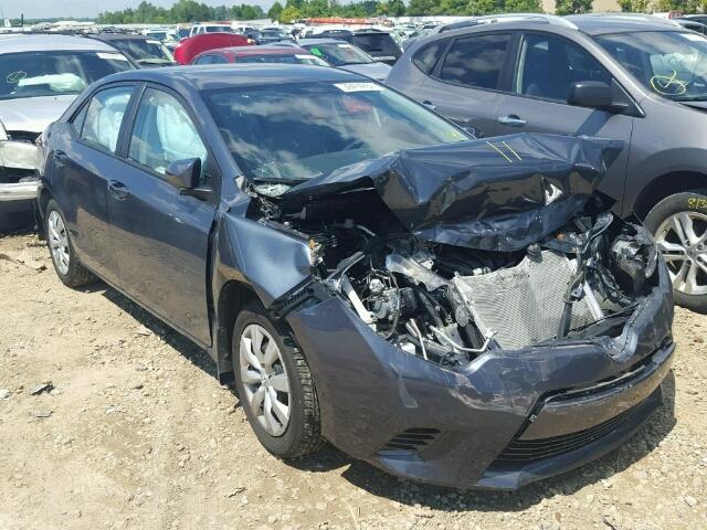 2T1BURHE8FC422890 - 2015 TOYOTA COROLLA GRAY photo 1