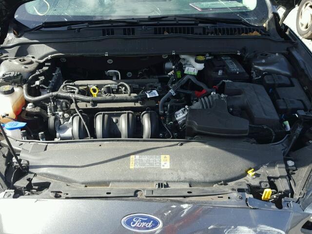 1FA6P0H78G5114595 - 2016 FORD FUSION SE GRAY photo 7