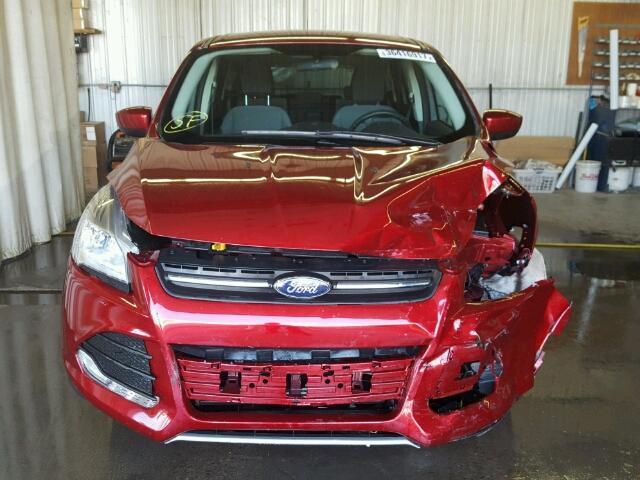 1FMCU9G93FUB06837 - 2015 FORD ESCAPE SE RED photo 9