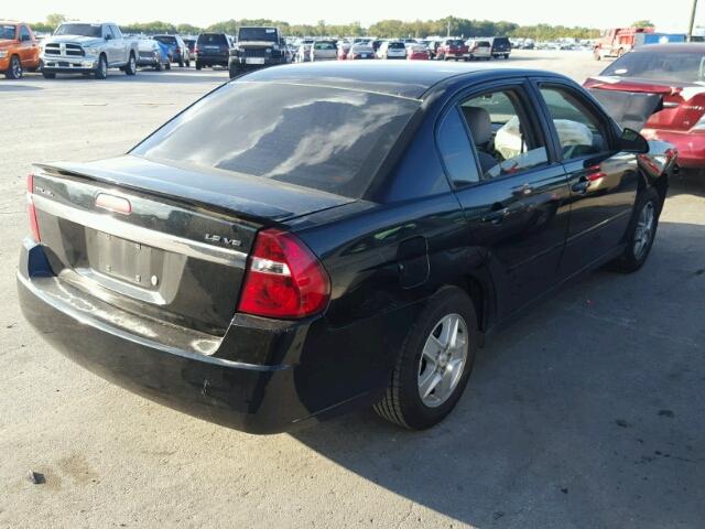 1G1ZT54884F138313 - 2004 CHEVROLET MALIBU LS BLACK photo 4