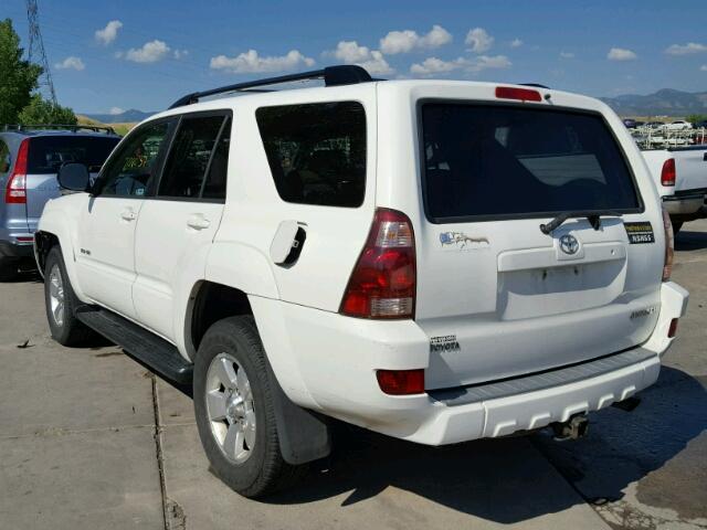 JTEBU14R050062058 - 2005 TOYOTA 4RUNNER SR WHITE photo 3