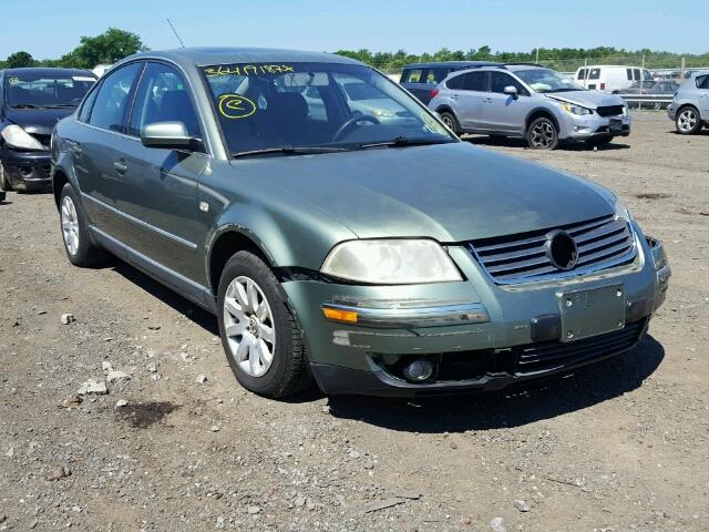 WVWPD63B23P285752 - 2003 VOLKSWAGEN PASSAT GLS GREEN photo 1