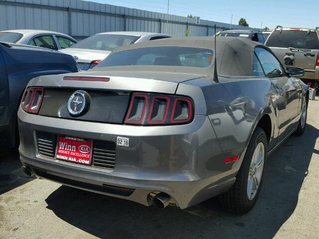 1ZVBP8EM5E5285526 - 2014 FORD MUSTANG BLACK photo 4