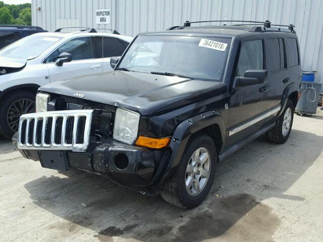 1J8HG58N76C198734 - 2006 JEEP COMMANDER შავი ფოტო 2