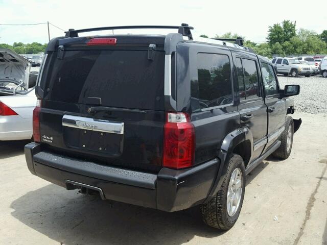 1J8HG58N76C198734 - 2006 JEEP COMMANDER შავი ფოტო 4