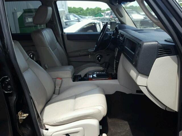 1J8HG58N76C198734 - 2006 JEEP COMMANDER შავი ფოტო 5