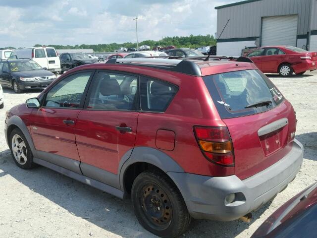 5Y2SL62834Z429771 - 2004 PONTIAC VIBE RED photo 3