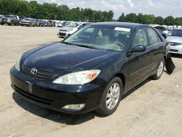 4T1BF32K03U040966 - 2003 TOYOTA CAMRY LE BLACK photo 2