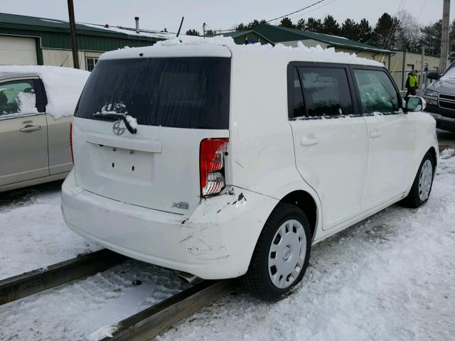 JTLKE50E681039060 - 2009 TOYOTA SCION XB 白色 照片 4