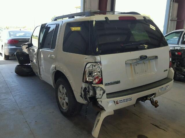 1FMEU73E18UA63764 - 2008 FORD EXPLORER X WHITE photo 3