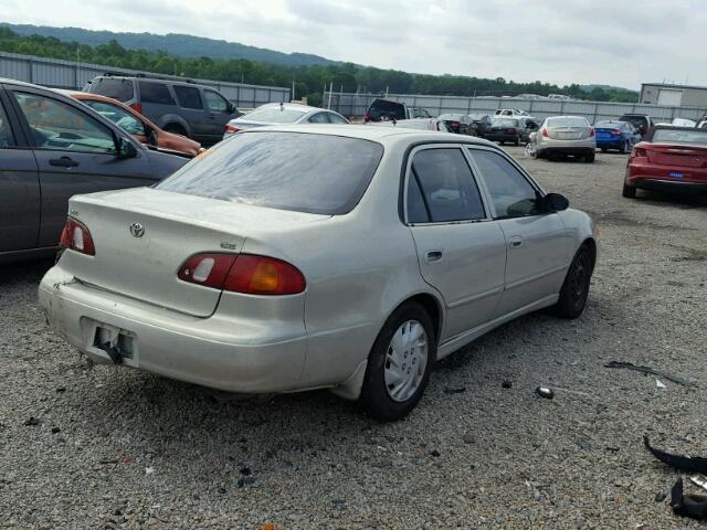 1NXBR12E2YZ413406 - 2000 TOYOTA COROLLA VE SILVER photo 4