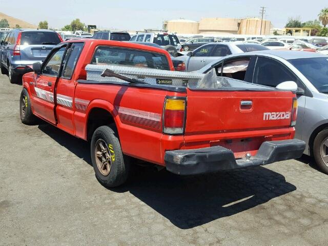 JM2UF3149L0863527 - 1990 MAZDA B2600 CAB RED photo 3