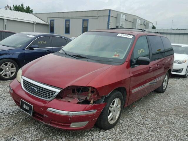 2FMDA56402BB84987 - 2002 FORD WINDSTAR S MAROON photo 2