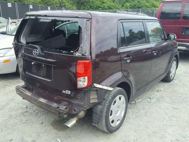 JTLZE4FE3EJ064719 - 2014 TOYOTA SCION XB Bordo foto 4