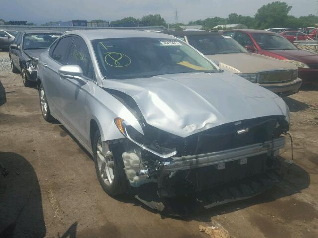 3FA6P0HD2ER155563 - 2014 FORD FUSION SE SILVER photo 1