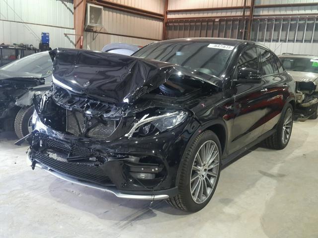 4JGED6EB7HA070362 - 2017 MERCEDES-BENZ GLE COUPE BLACK photo 2