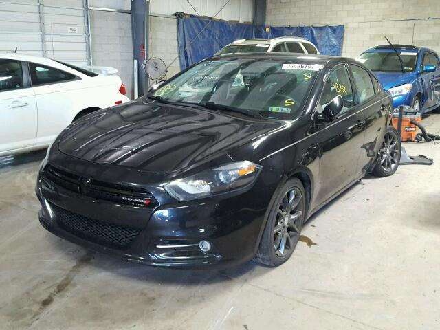 1C3CDFBA4DD317471 - 2013 DODGE DART SXT BLACK photo 2