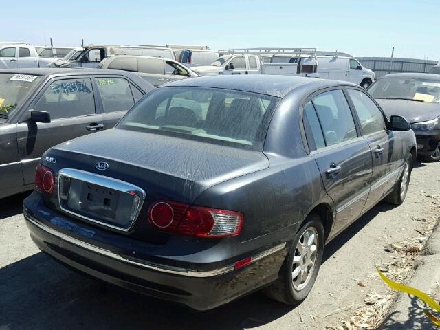 KNALD124155054860 - 2005 KIA AMANTI GRAY photo 4