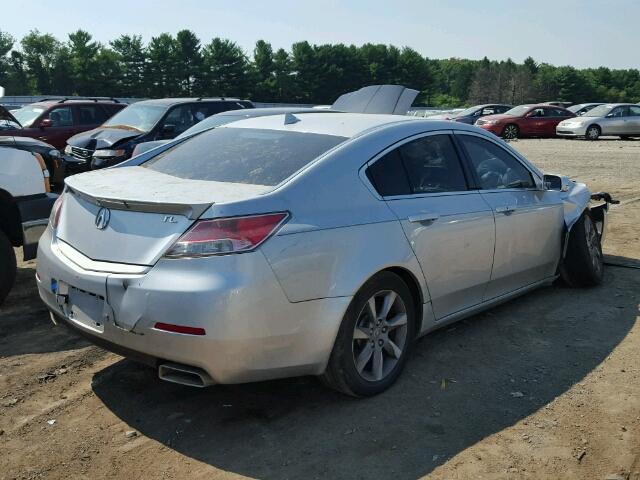 19UUA8F57DA007755 - 2013 ACURA TL TECH SILVER photo 4