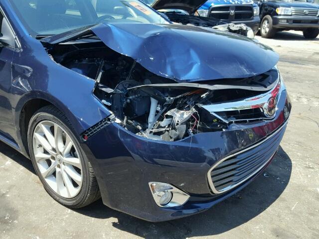 4T1BK1EBXDU048537 - 2013 TOYOTA AVALON BAS BLUE photo 9