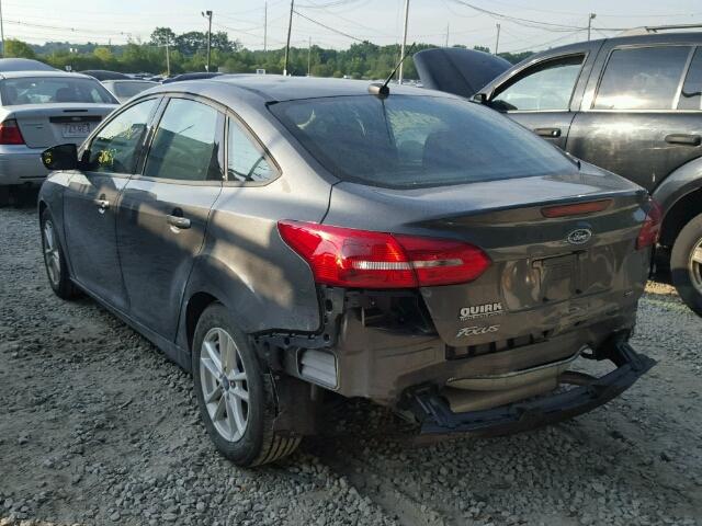 1FADP3F28GL278814 - 2016 FORD FOCUS GRAY photo 3