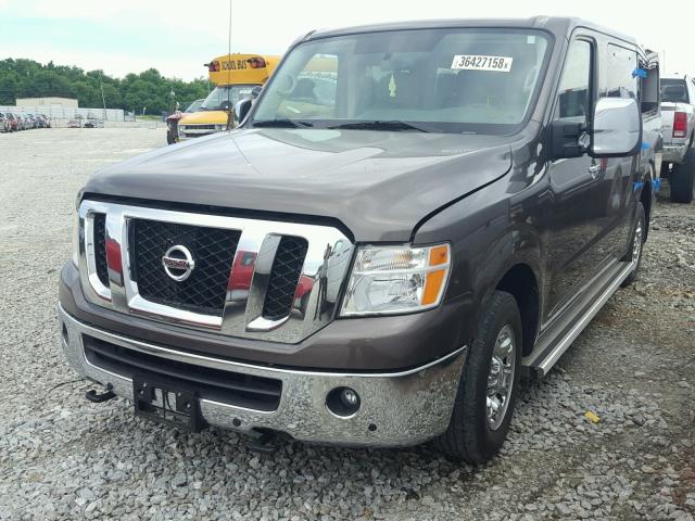 5BZAF0AA4GN853041 - 2016 NISSAN NV 3500 BROWN photo 2