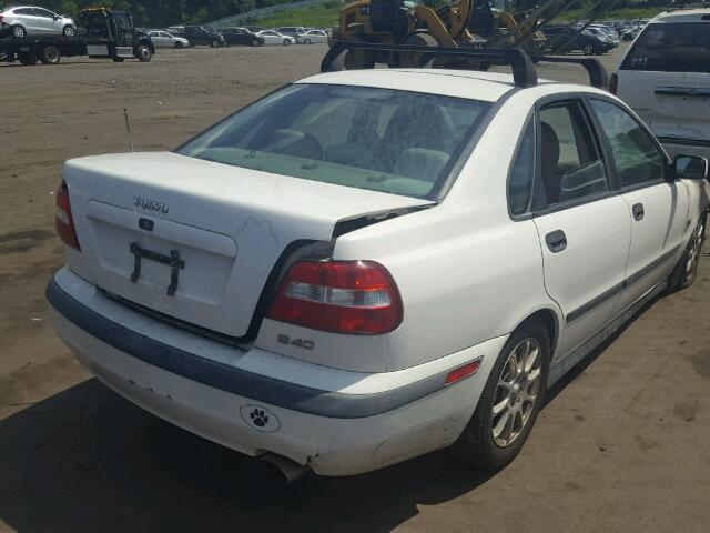 YV1VS29501F768757 - 2001 VOLVO S40 1.9T WHITE photo 4